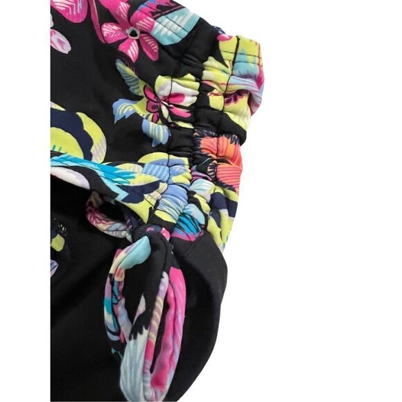 Ocean Avenue Swimwear Women’s Bikini Swimsuit SZ L Multi Colored with Flowers - Picture 5 of 7